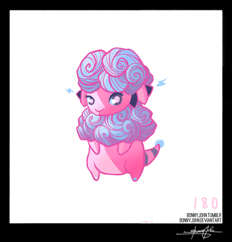 Illustration for article titled Fluffy...Flaaffy! Pokemon One a Day, Series 2!